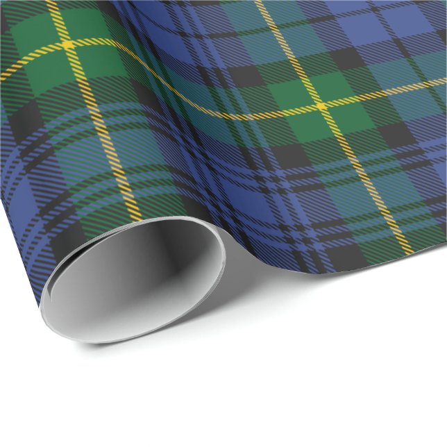 Clan Gordon Tartan Wrapping Paper Geschenkpapier (Rolleneckpunkt)
