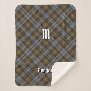 Clan Gordon verwitterte Tartan-Sherpa-Decke Sherpadecke