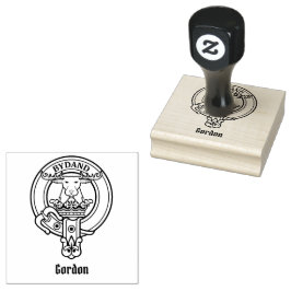 Clan Gordon Wappen Rubber Briefmarke Gummistempel