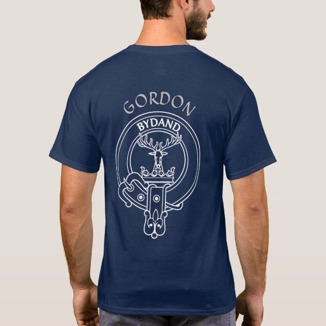 Clan Gordon Wappen T - Shirt (Rückseite)