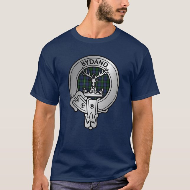 Clan Gordon Wappen & Tartan T-Shirt (Vorderseite)