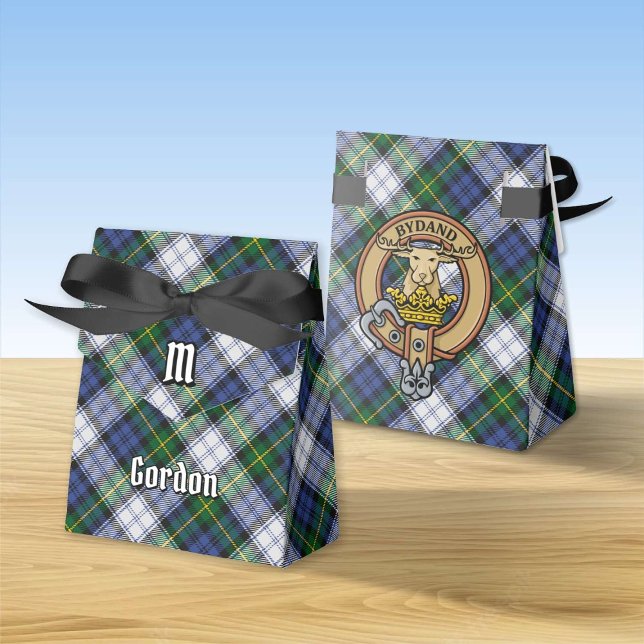 Clan Gordon Wappen über Dress Tartan Gevor Box Geschenkschachtel (Von Creator hochgeladen)