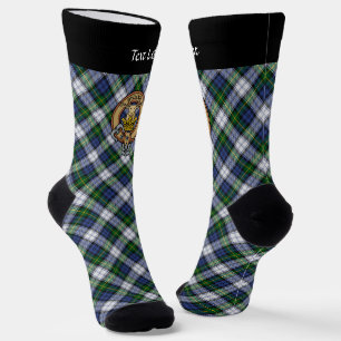 Clan Gordon Wappen über Dress Tartan Socks Socken