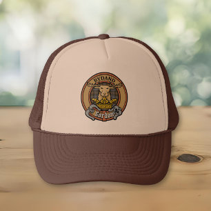 Clan Gordon Wappen über Wetterfest Tartan Truckerkappe