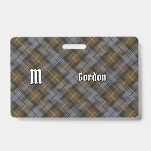 Clan Gordon Weathered Tartan Abzeichen Ausweis