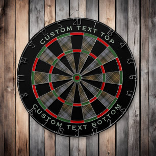 Clan Gordon Weathered Tartan Dart Board Dartscheibe