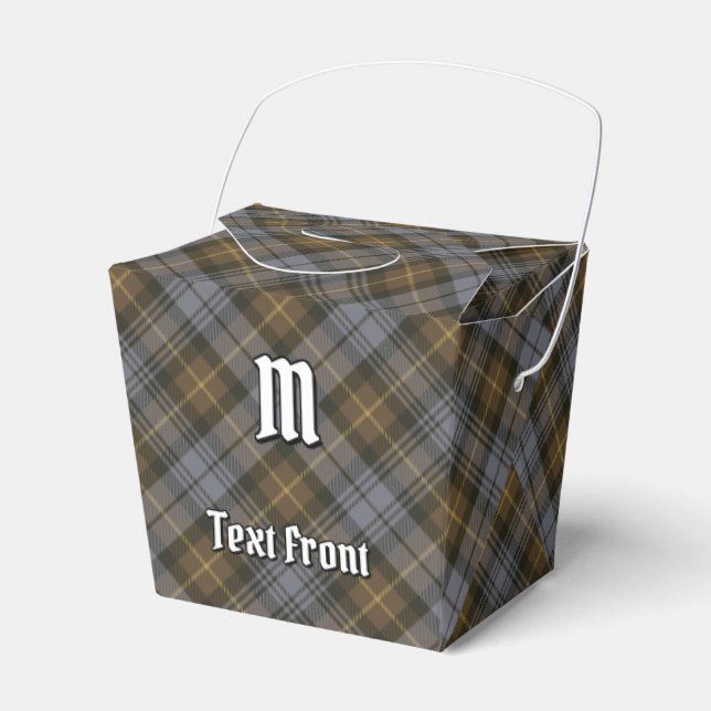 Clan Gordon Weathered Tartan Gevor Box Geschenkschachtel (Vorderseite)