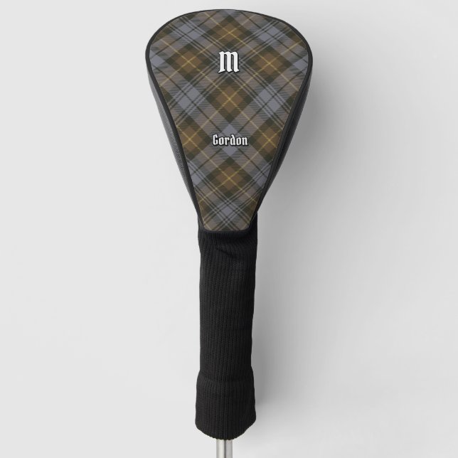 Clan Gordon Weathered Tartan Golf Head Cover Golf Headcover (Vorderseite)
