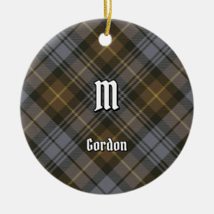Clan Gordon Weathered Tartan Keramik Ornament