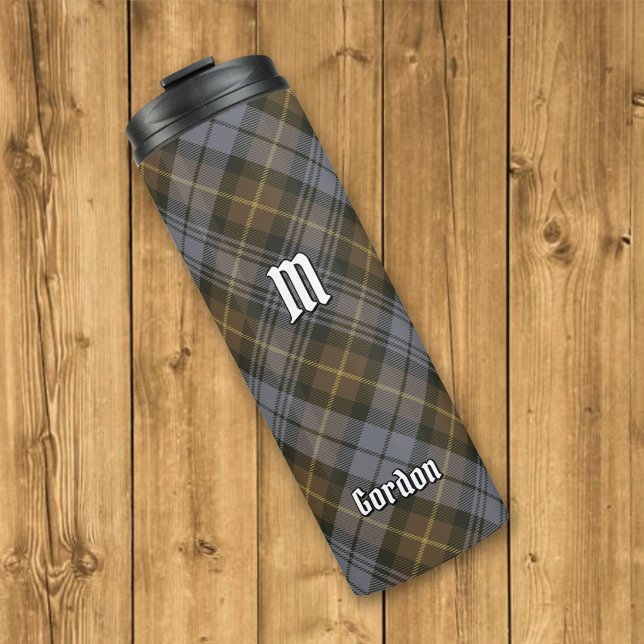 Clan Gordon witterte Tartan Thermal Tumbler Thermosbecher (Von Creator hochgeladen)