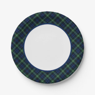 Clan-Gordontartan-Grenze Pappteller