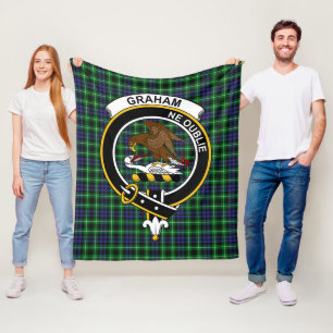 Clan Graham of Montrose Modern Tartan Kariert Fleecedecke