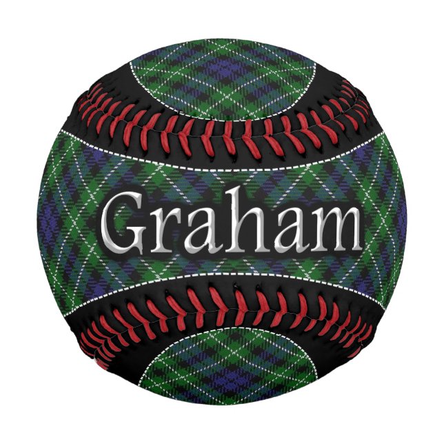 Clan Graham Scottish Dream Tartan Baseball (Vorderseite)