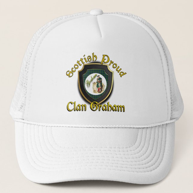 Clan Graham Scottish Dynasty Cap Truckerkappe (Vorderseite)