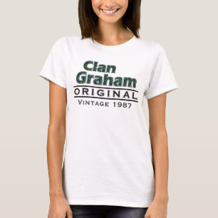 Clan Graham Vintag anpassen T-Shirt