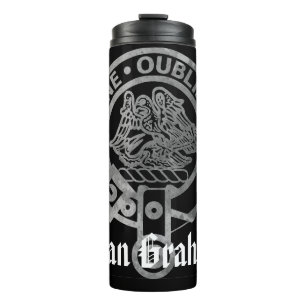 Clan Graham Wappen Abzeichen Thermal Tumbler Thermosbecher