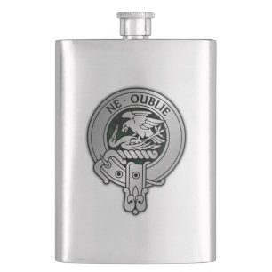 Clan Graham Wappen & Tartan Flask Flachmann
