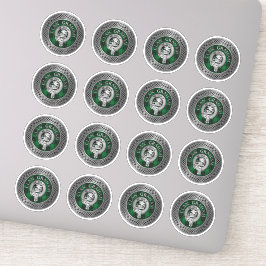 Clan Graham Wappen & Tartan Knot Aufkleber