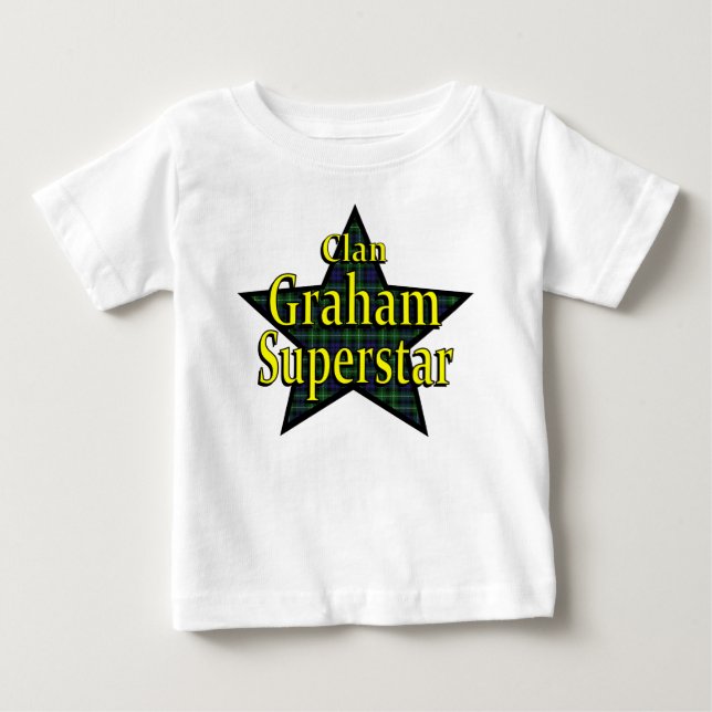 Clan-Grahamsuperstar-Säuglings-T - Shirt (Vorderseite)