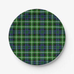 Clan-GrahamTartan Pappteller