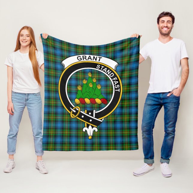Clan Grant Jagd Tartan Kariert Fleecedecke (Beispiel)