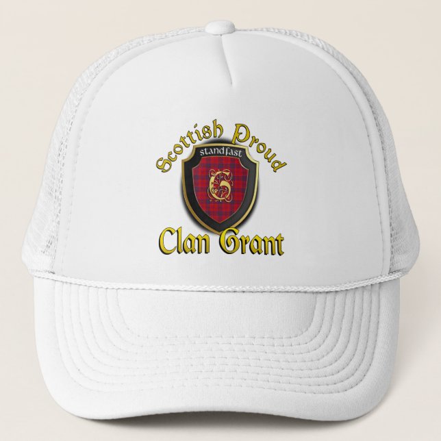 Clan Grant Scottish Dynasty Cap Truckerkappe (Vorderseite)
