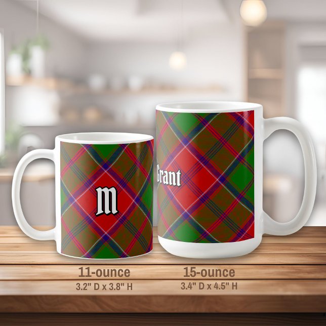 Clan Grant Tartan Kaffeetasse (Von Creator hochgeladen)