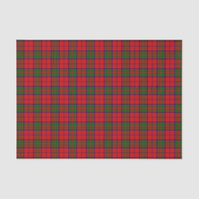 Clan Grant Tartan Kariert Seidenpapier (Vorderseite)