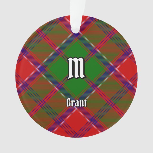 Clan Grant Tartan Ornament (Vorderseite)