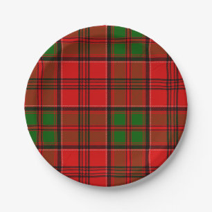 Clan Grant Tartan Pappteller