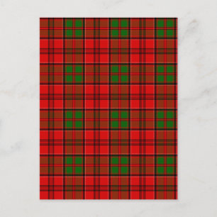 Clan Grant Tartan Postkarte