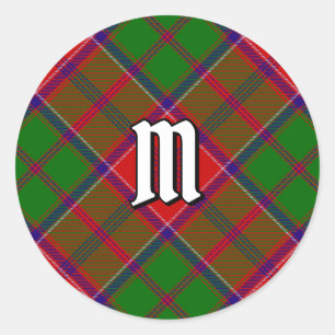 Clan Grant Tartan Runder Aufkleber