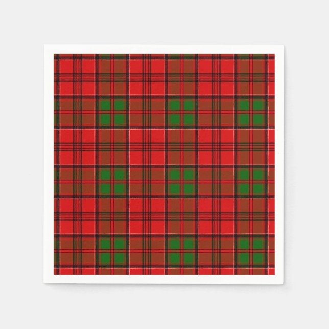 Clan Grant Tartan Serviette (Vorderseite)