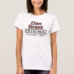 Clan Grant Vintag anpassen T-Shirt