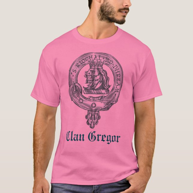 Clan Gregor Abzeichen-T-Shirt T-Shirt (Vorderseite)