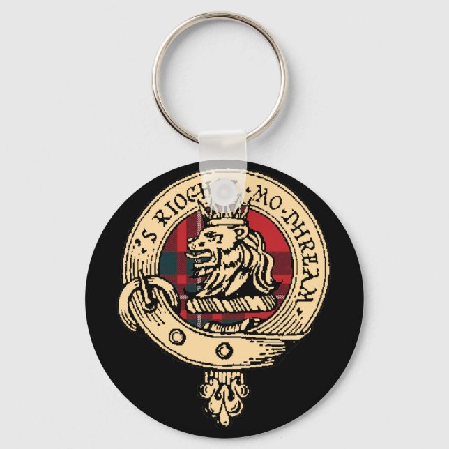 Clan Gregor Key Chain Black (Anpassen von Größe/Fo Schlüsselanhänger (Vorderseite)