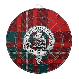 Clan Gregor/MacGregor Abzeichen-Pfeil-BrettTartan Dartscheibe