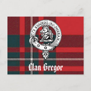 Clan Gregor Postcards Postkarte