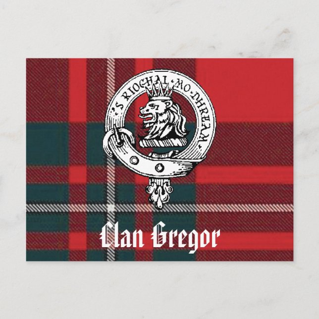 Clan Gregor Postcards Postkarte (Vorderseite)