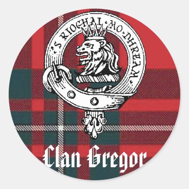 Clan Gregor Stickers (Vorderseite)