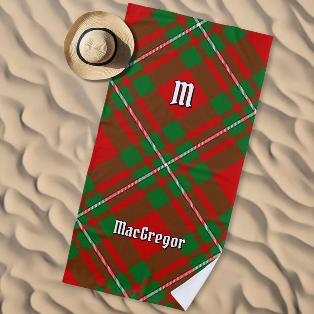 Clan Gregor Tartan Beach Towel Strandtuch (Von Creator hochgeladen)