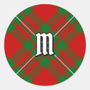 Clan Gregor Tartan Classic Round Sticker