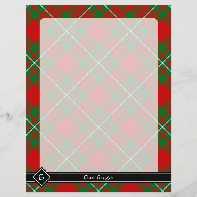 Clan Gregor Tartan Flyer (Vorne)