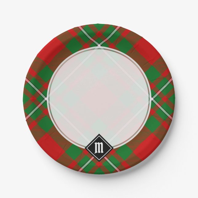 Clan Gregor Tartan Paper Tellers Pappteller (Vorderseite)