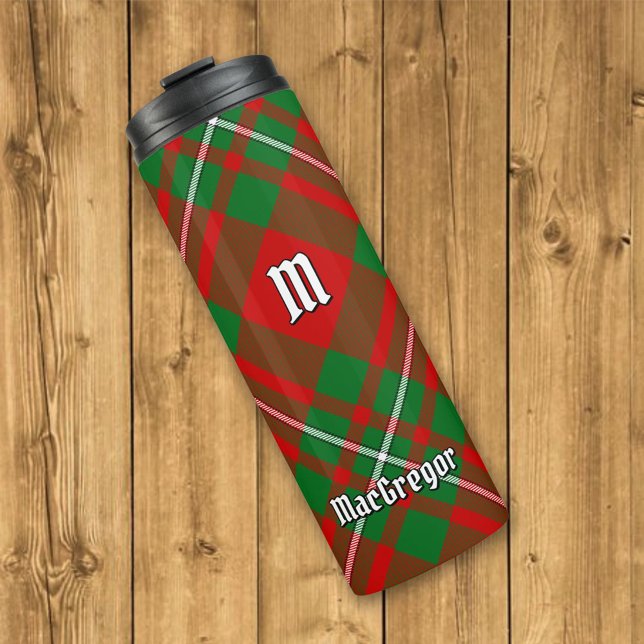 Clan Gregor Tartan Thermal Tumbler Thermosbecher (Von Creator hochgeladen)