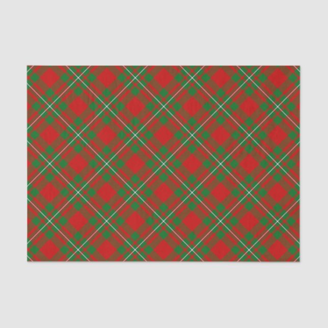 Clan Gregor Tartan Tissue Paper Seidenpapier (Vorderseite)