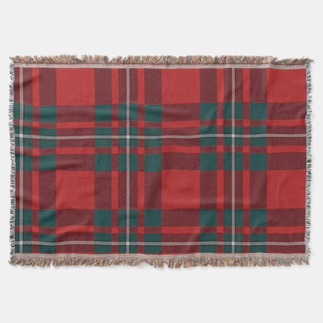 Clan Gregor Tartan-Wurfs-Decke Decke (Vorderseite)