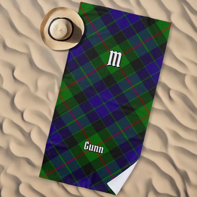 Clan Gunn Tartan Beach Towel Strandtuch (Von Creator hochgeladen)