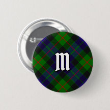 Clan Gunn Tartan Button
