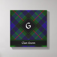 Clan Gunn Tartan Canvas Print